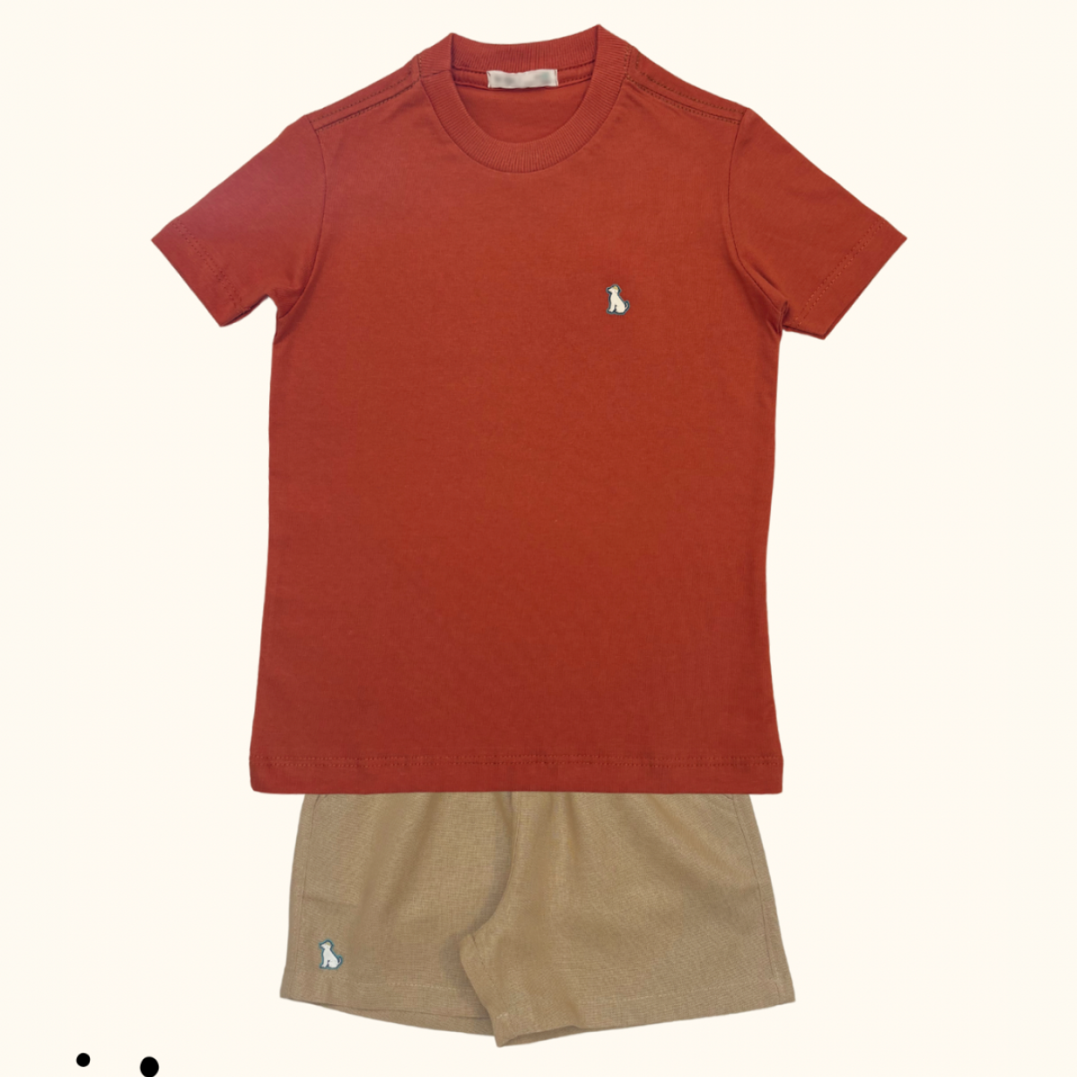 Conjunto Minimalista Terracota + Bege