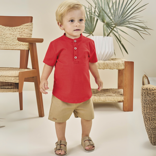 Conjunto Vermelho Luc Boo