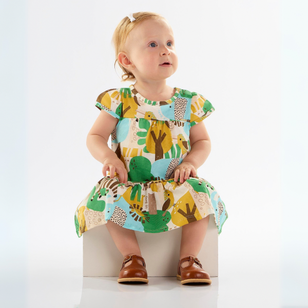 Vestido Animais Up baby