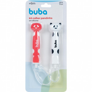 Kit Colher Pandinha Rosa Buba