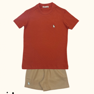Conjunto Minimalista Terracota + Bege
