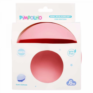 Bowl de Silicone Com Ventosa Pimpolho